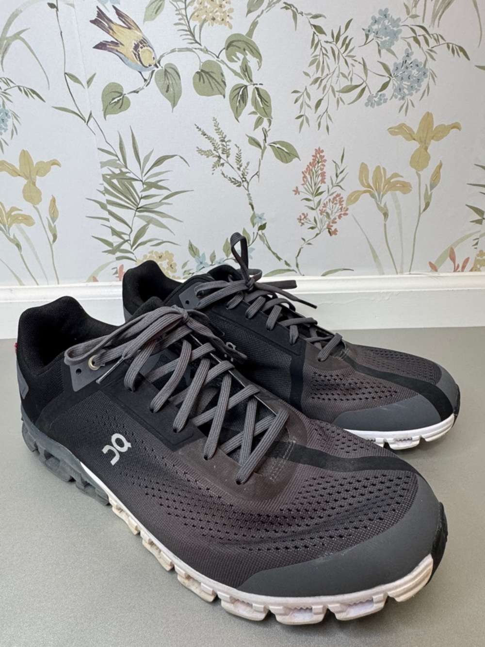 Men’s On Running ON Cloudflow Black Asphalt CloudTec Men's Running Shoe